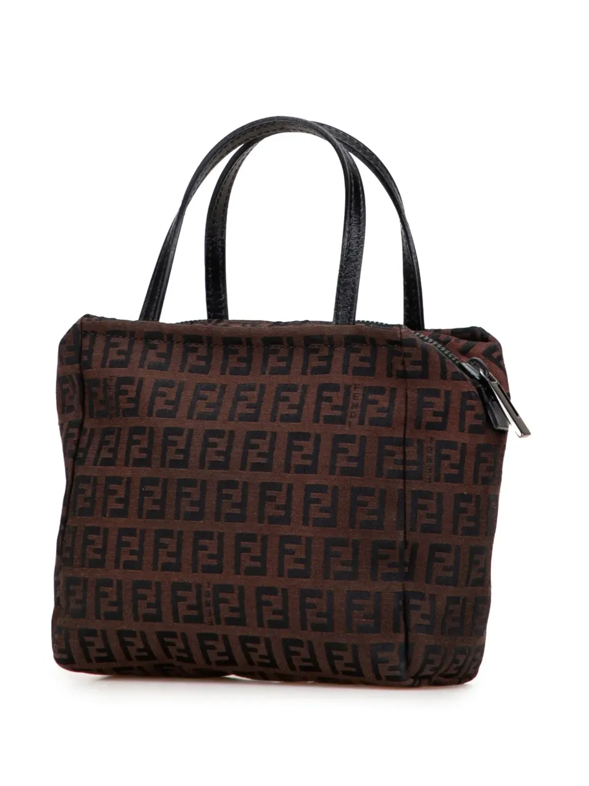 Fendi Pre-Owned ミニ ズキーノ キャンバス ハンドバッグ - 画像3