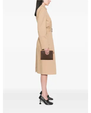 Celine ビンテージ Macadam coated canvas クラッチバッグ - ブラウン - サムネイル2