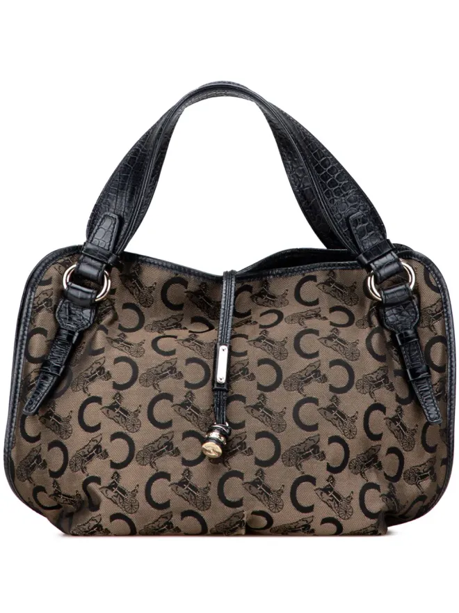 Celine Pre-Owned Celine Pre-Owned 2007 C Carriage Canvas Bittersweet ホーボーバッグの商品画像