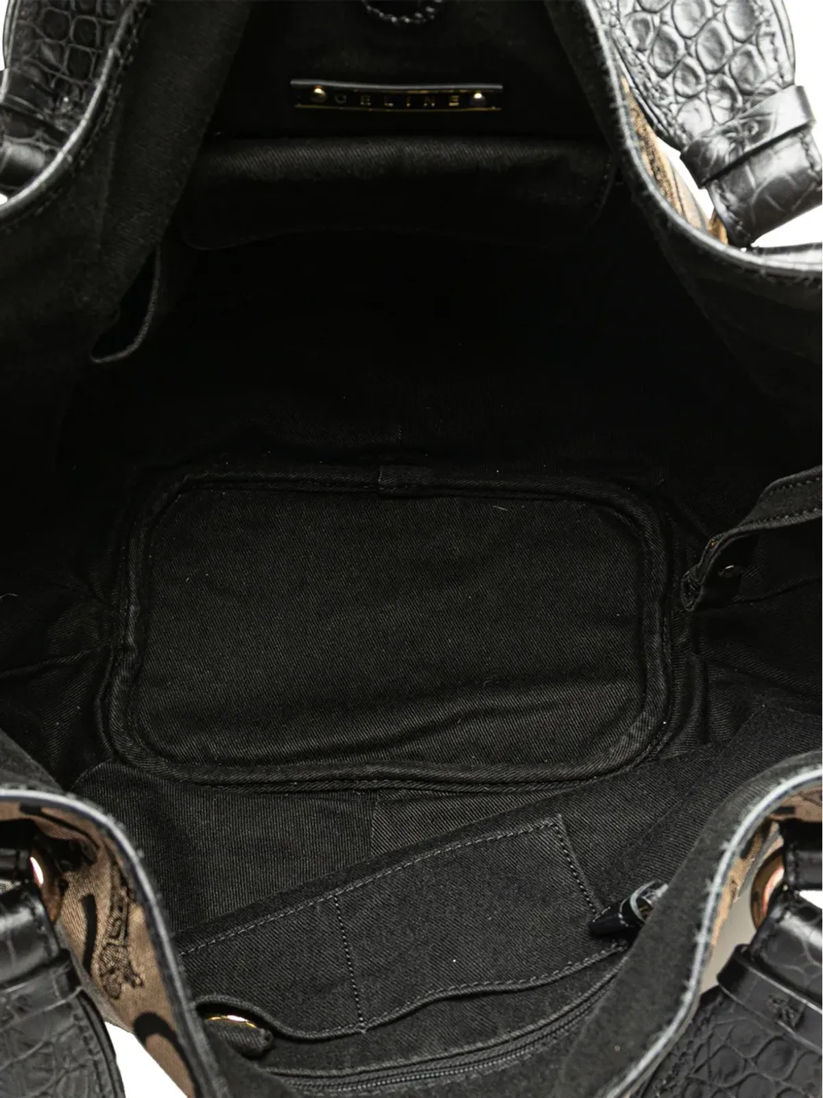 Celine Pre-Owned 2007 C Carriage Canvas Bittersweet ホーボーバッグ - 画像5
