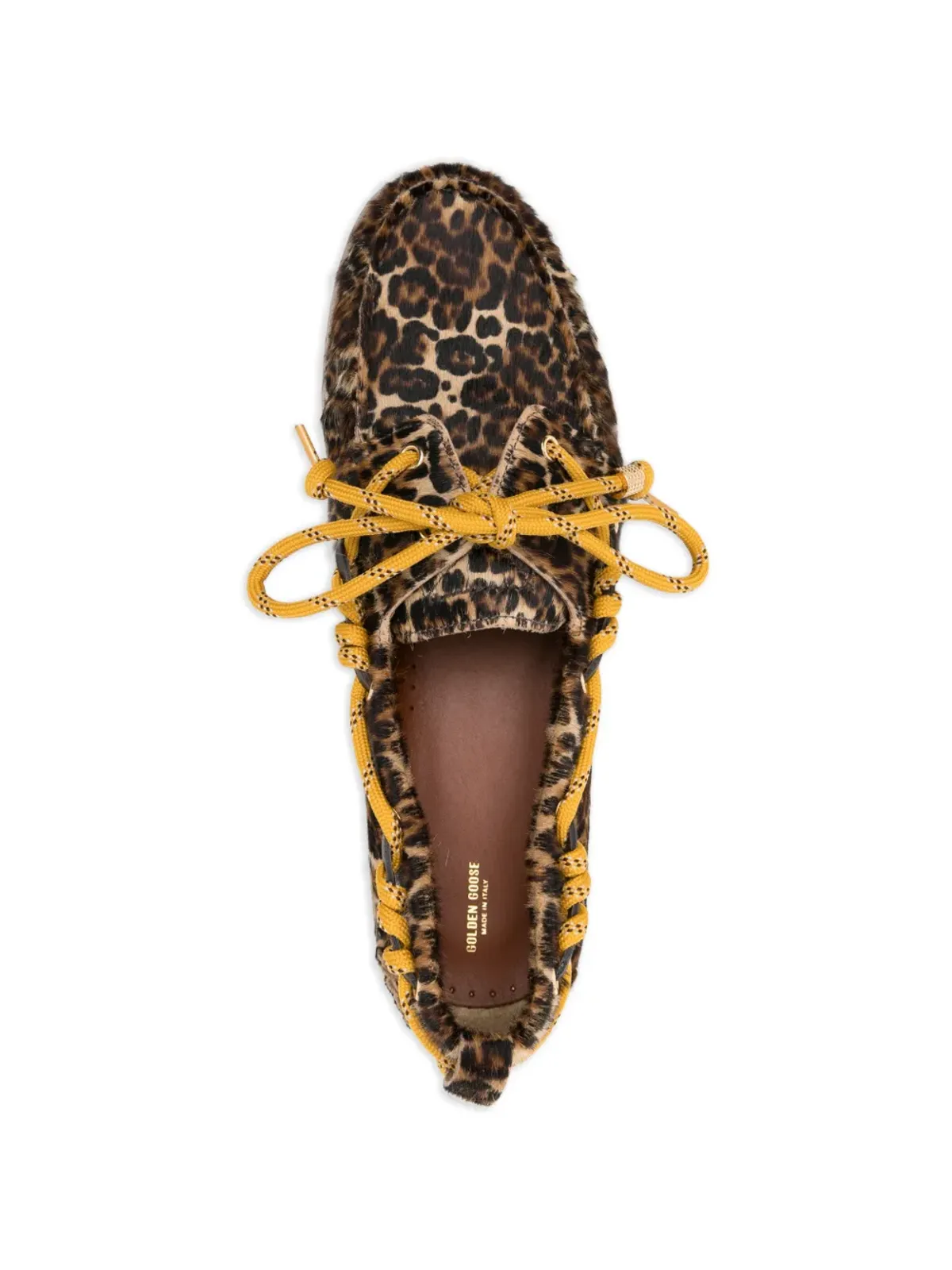 Golden Goose ヒョウ柄ローファー - 画像4