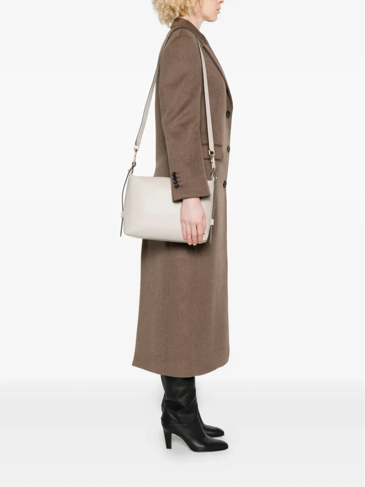 Furla Nuvola レザー ショルダーバッグ - 画像2