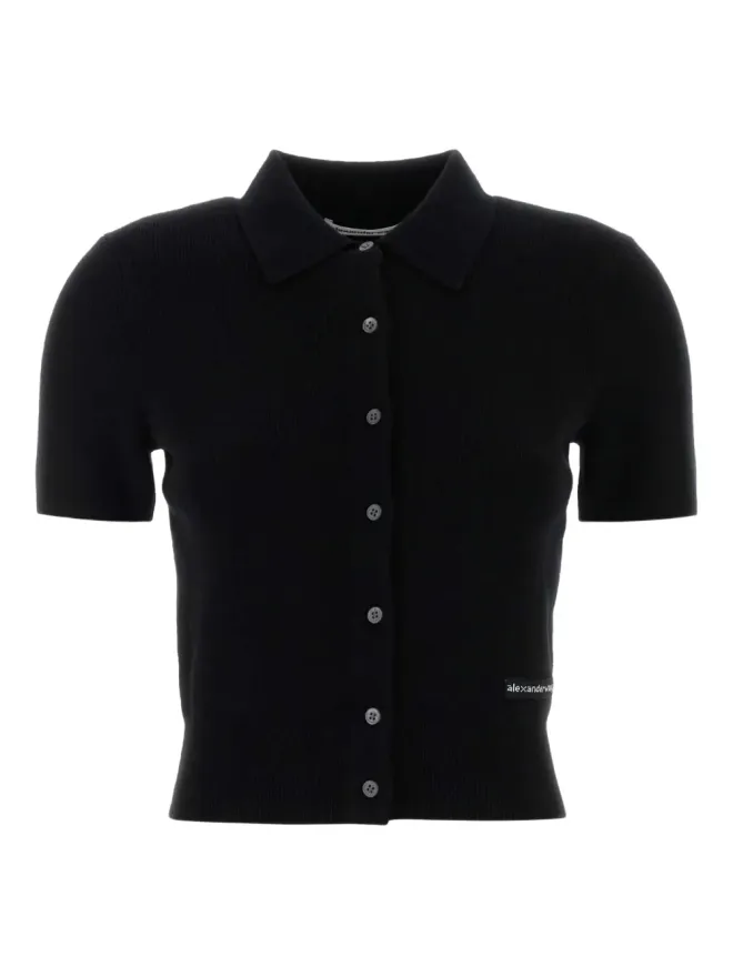 Alexander Wang Alexander Wang ウール ポロネック カーディガンの商品画像