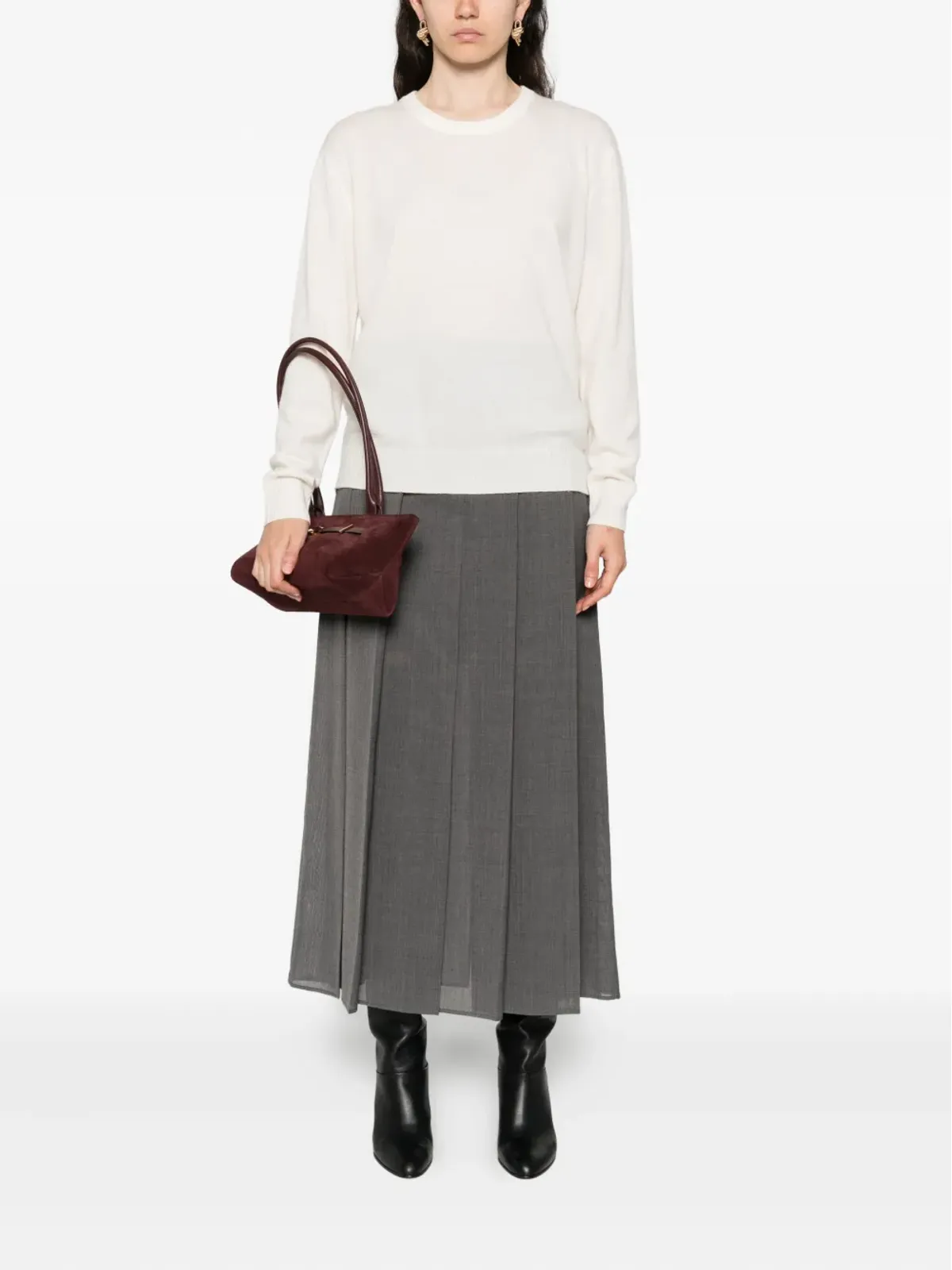 absolut cashmere クルーネックセーター - 画像2