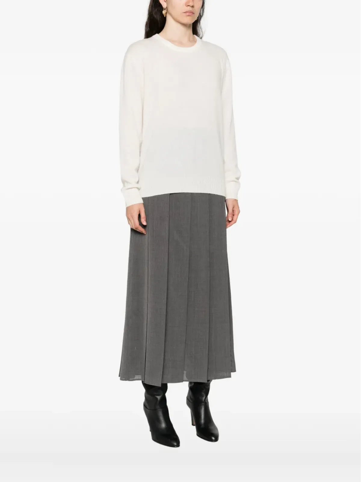 absolut cashmere クルーネックセーター - 画像3