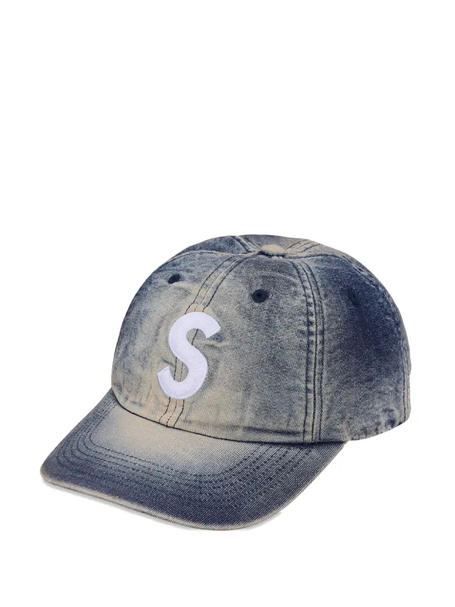 Supreme Supreme cordura denim logo-detail cap - Blueの商品画像