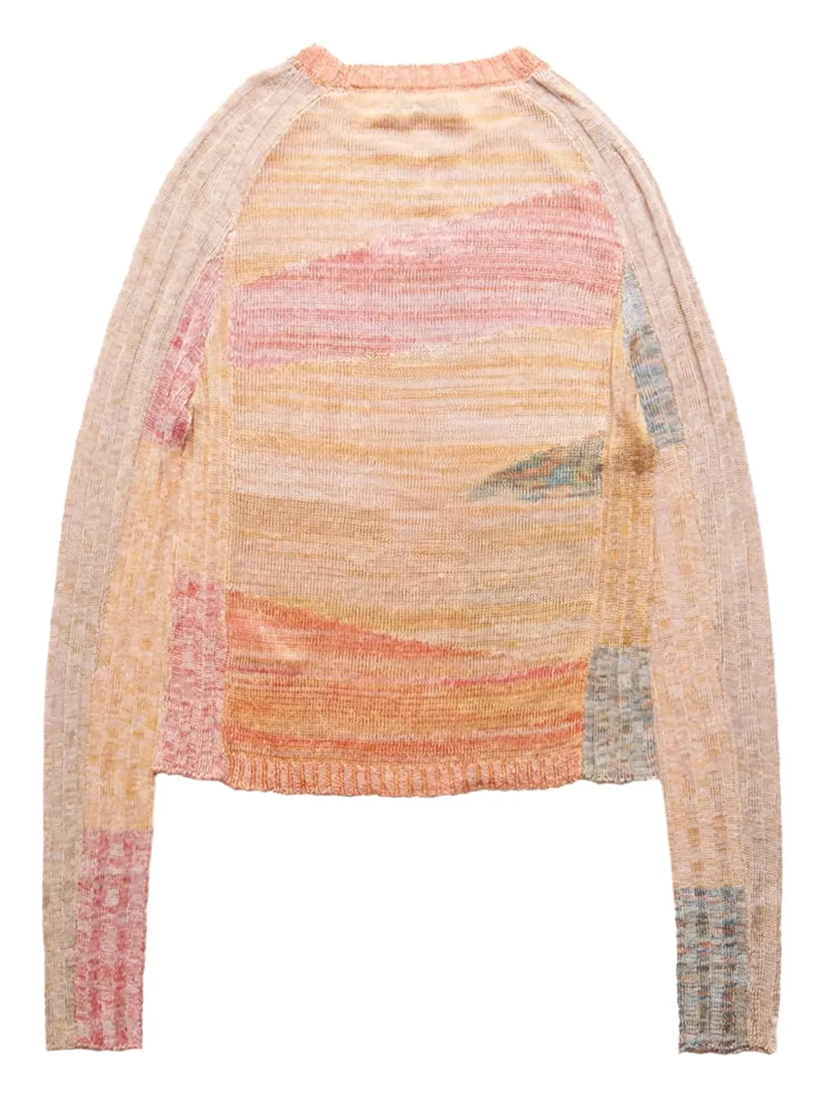 Eckhaus Latta Reef Symphony セーター（オレンジ） - 画像2