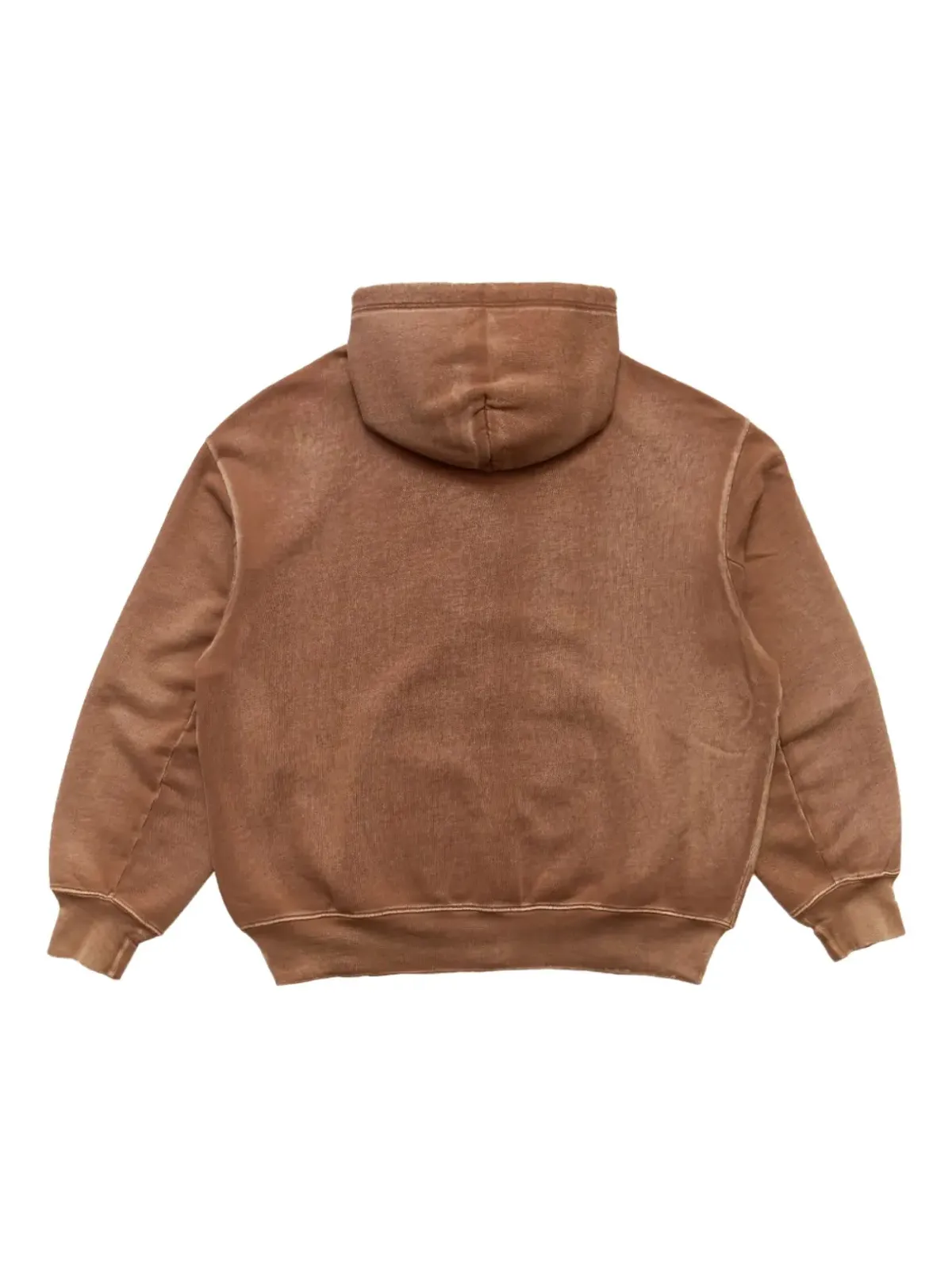 Eckhaus Latta ビソン ジップフロント フーディー ブラウン - 画像2
