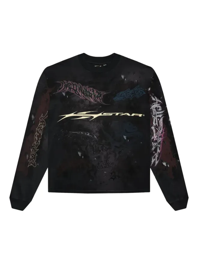HELLSTAR HELLSTAR グラフィティ長袖Tシャツの商品画像