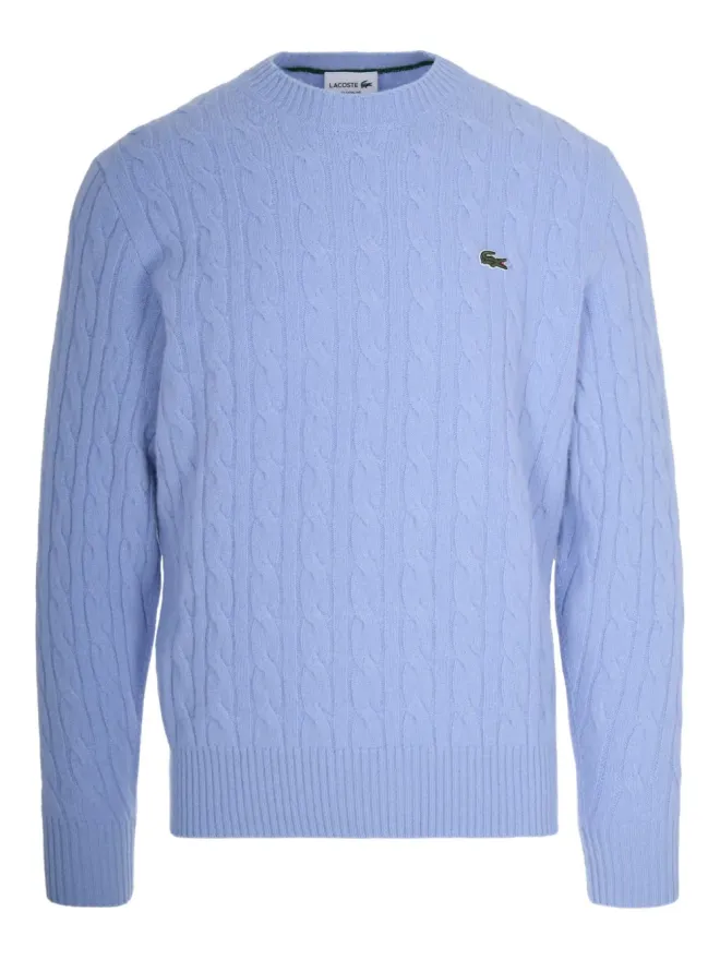 Lacoste Lacoste ケーブルニット ウールセーターの商品画像