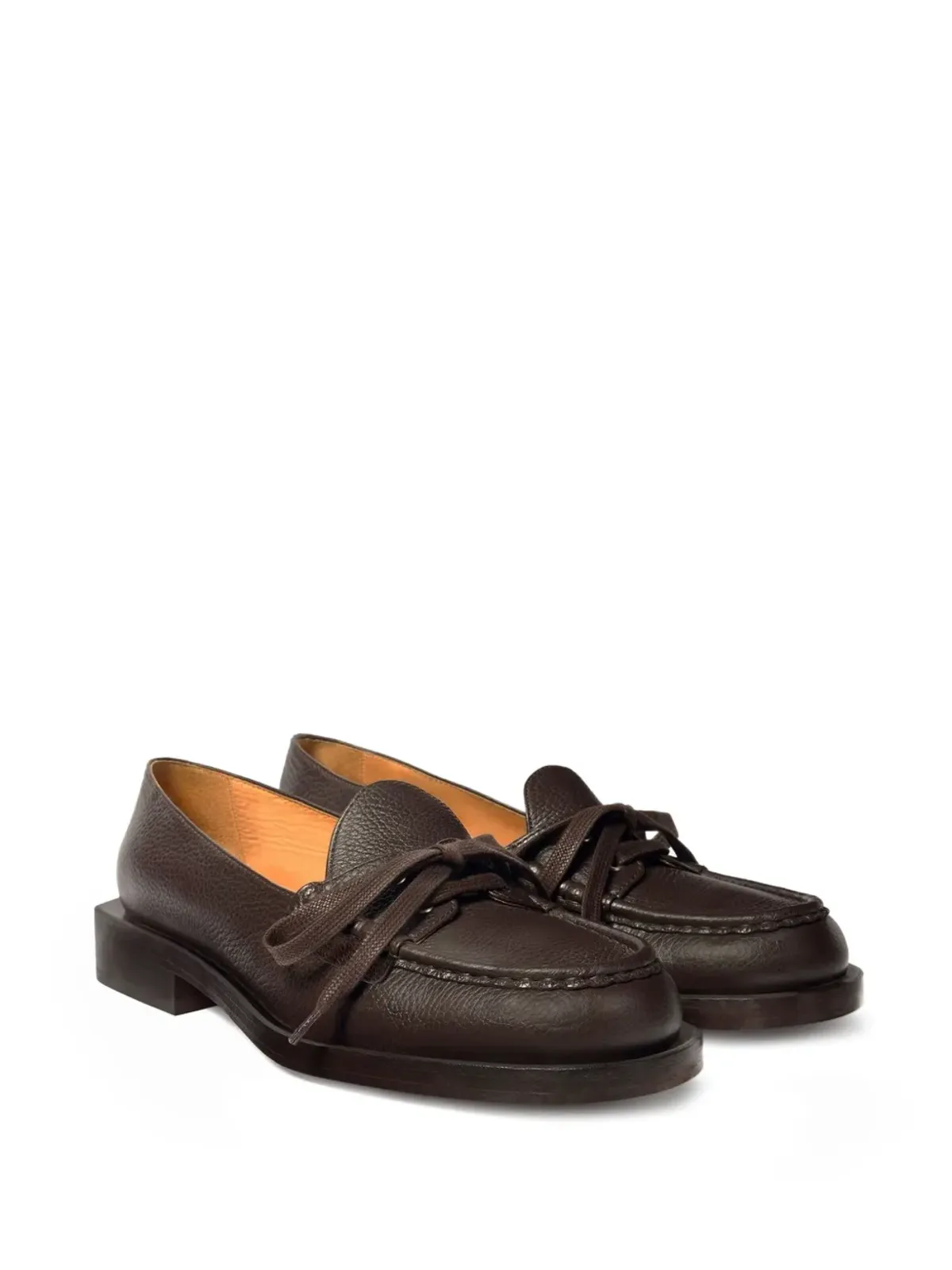 Jacquemus Marino leather loafers - Brown - 画像2