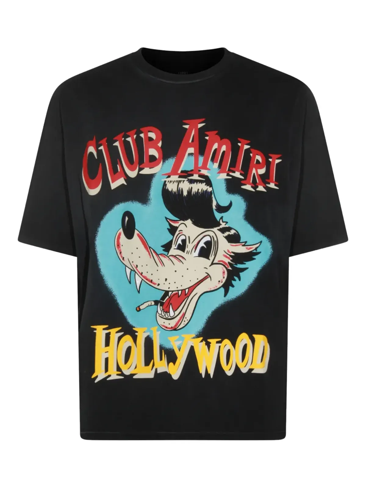 AMIRI ウルフ オーバーサイズ Tシャツ - ブラック - 画像1