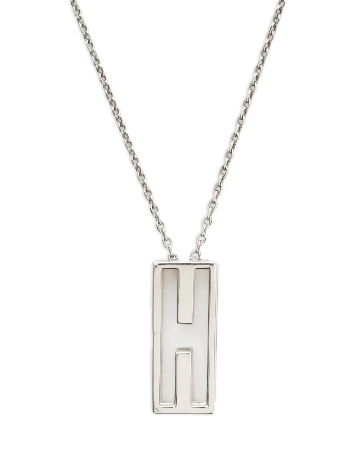Hermès Pre-Owned ロゴH ネックレス - 画像2