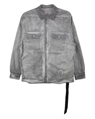 Rick Owens DRKSHDW ジャンボ ダブルポケット コットン シャツ - サムネイル1
