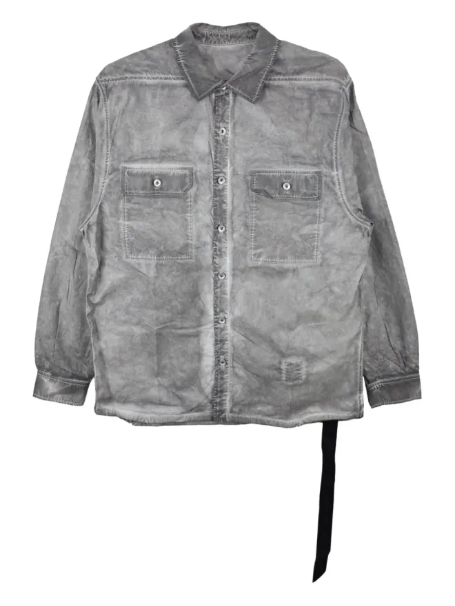Rick Owens DRKSHDW Rick Owens DRKSHDW ジャンボ ダブルポケット コットン シャツの商品画像