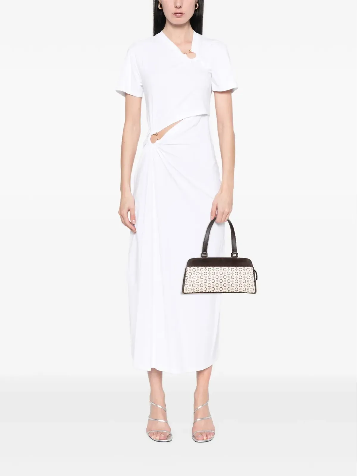 Celine Pre-Owned 2001 C Macadam Canvas ハンドバッグ - 画像2