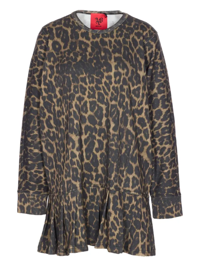 Aniye By Aniye By レオパード柄ミニドレス - ブラウンの商品画像