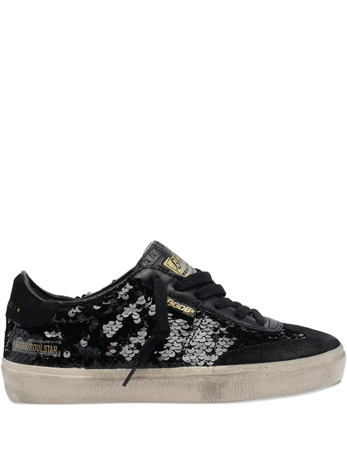 Golden Goose スパンコール装飾付き ラウンドトゥ スニーカー - 画像1