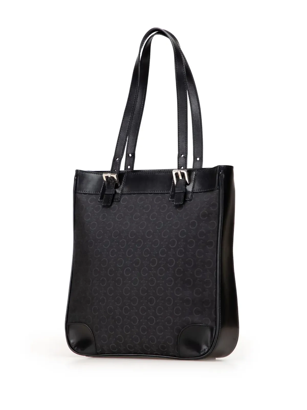 Celine Pre-Owned 2000 C Macadam キャンバス トートバッグ ブラック - 画像3