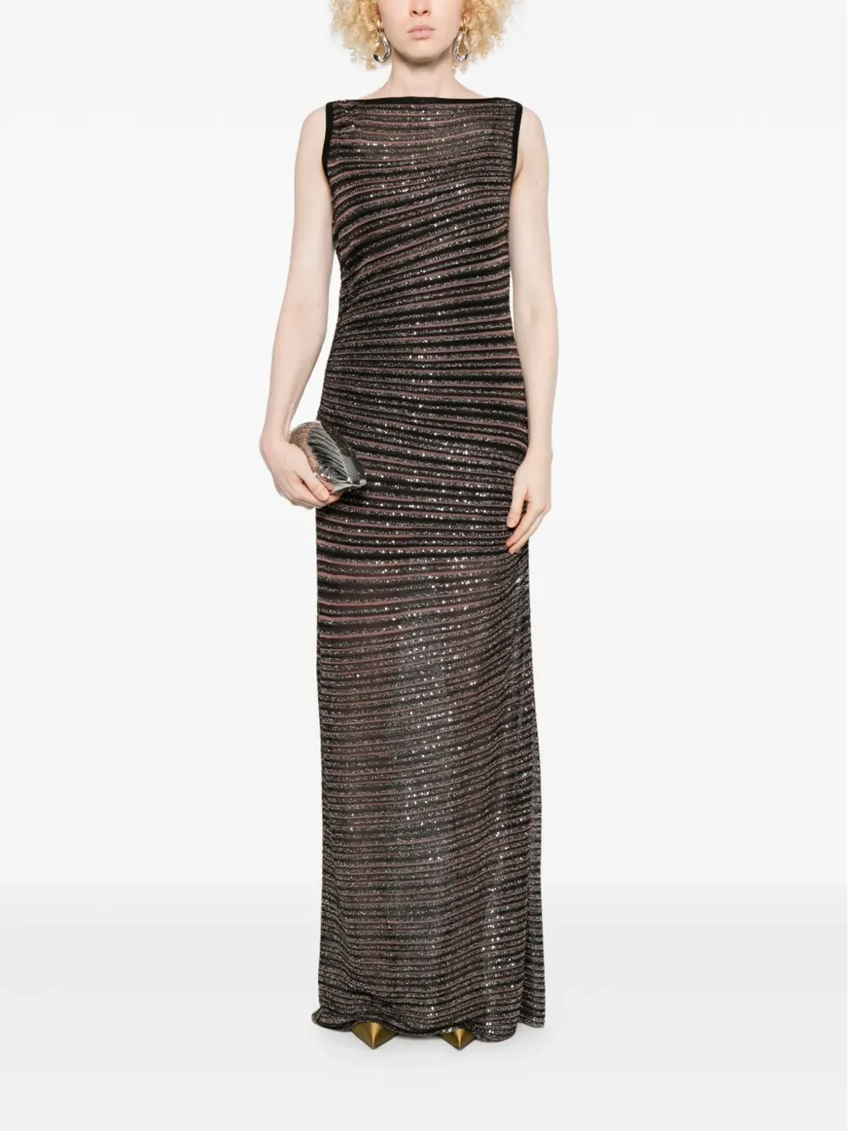 Missoni スパンコール装飾マキシドレス - 画像2