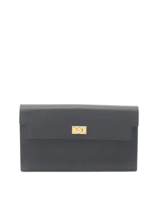 Hermès Pre-Owned ケリーポケット ロングウォレット ブラック - サムネイル1