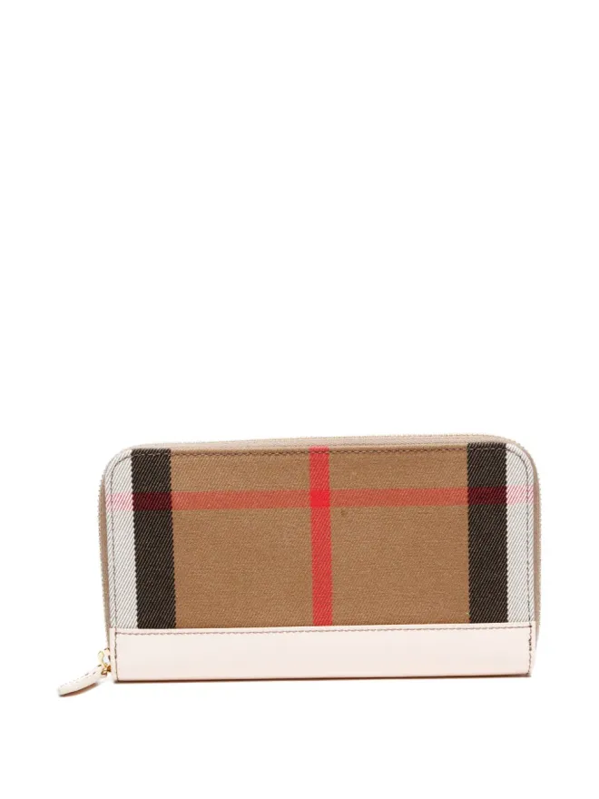 Burberry Pre-Owned Burberry Pre-Owned チェック柄ジップアラウンド財布の商品画像