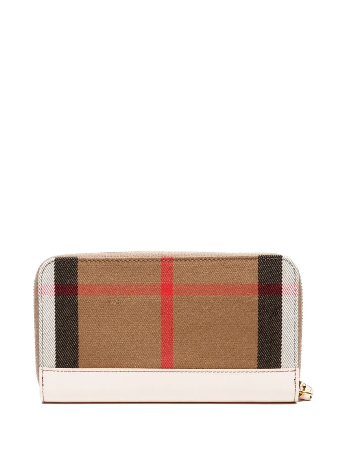 Burberry Pre-Owned チェック柄ジップアラウンド財布 - 画像2