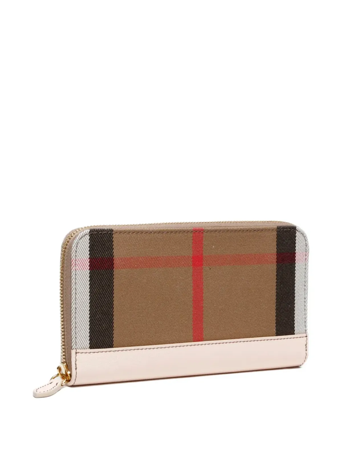 Burberry Pre-Owned チェック柄ジップアラウンド財布 - 画像3
