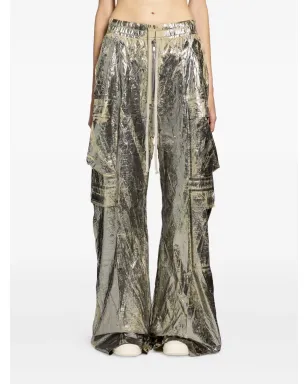 Rick Owens DRKSHDW ダブルカーゴパンツ - シルバー - サムネイル1