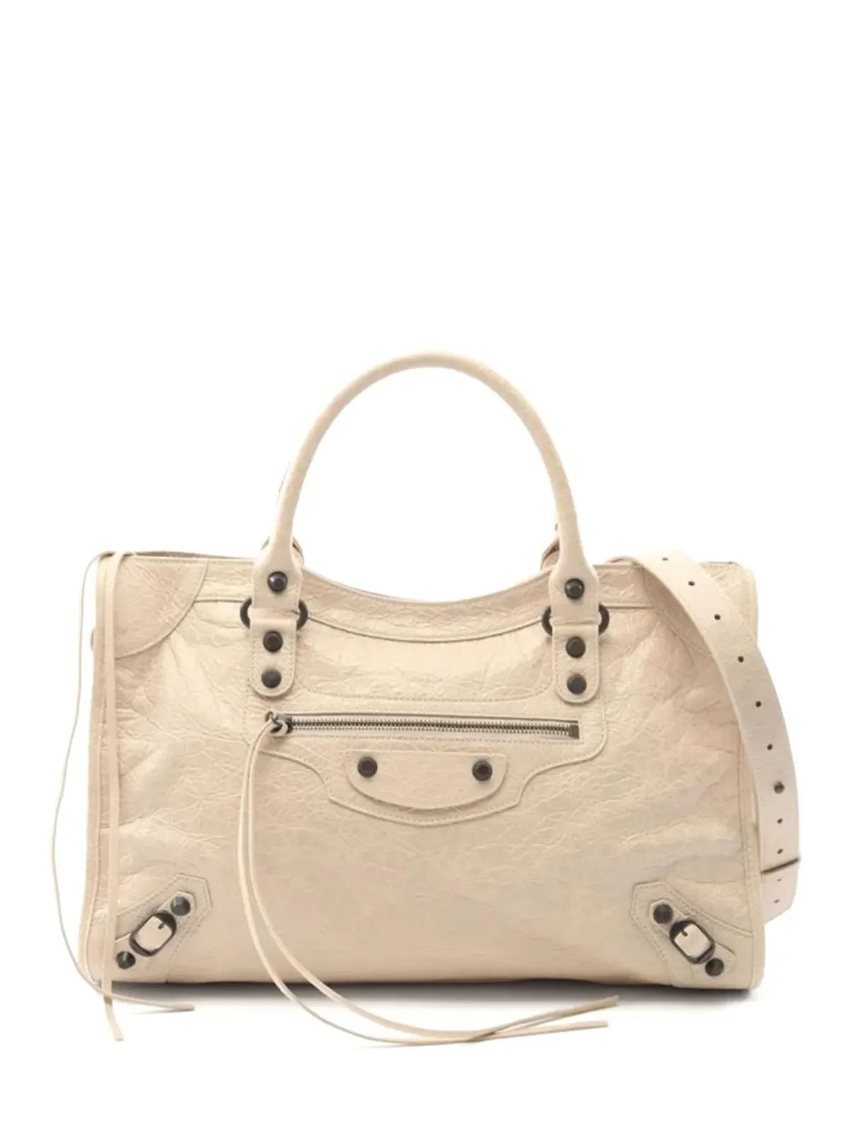 Balenciaga Pre-Owned medium City leather tote bag - Neutrals - 画像1