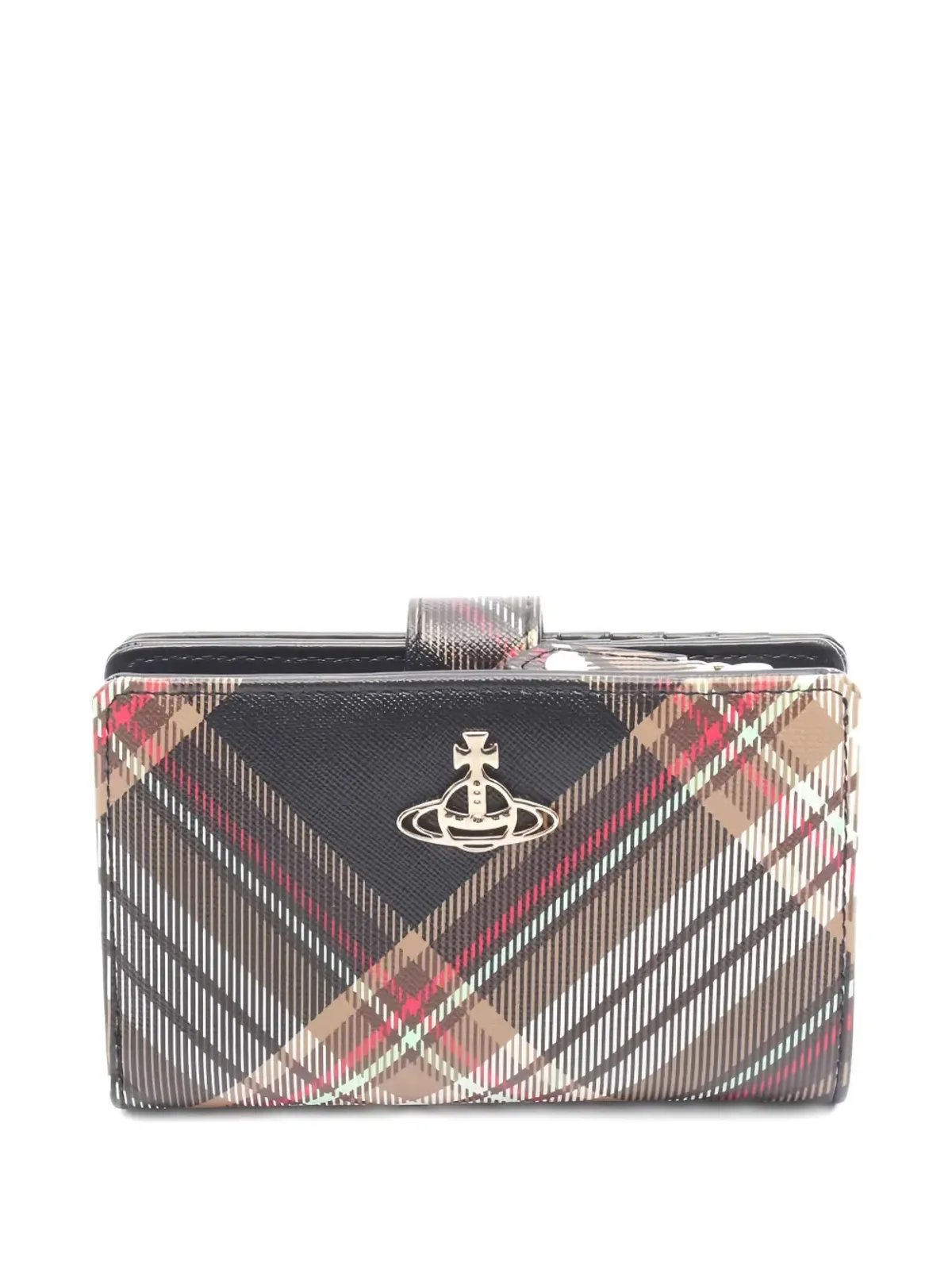 Vivienne Westwood Pre-Owned オーブ柄ウォレット ブラウン - 画像1