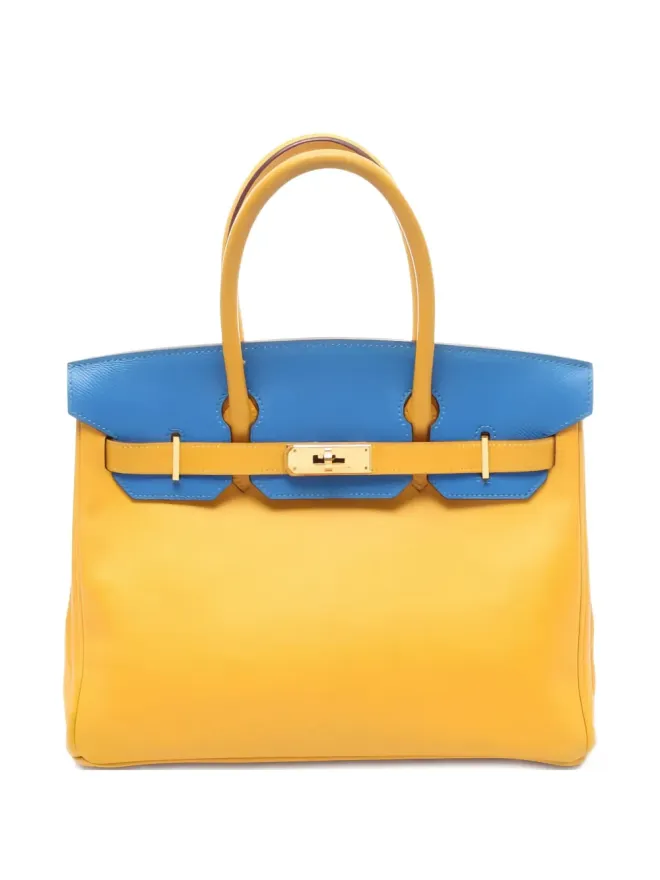 Hermès Pre-Owned Hermès Pre-Owned Birkin レザートートバッグ - イエローの商品画像