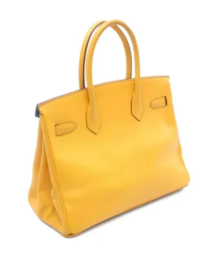 Hermès Pre-Owned Birkin レザートートバッグ - イエロー - サムネイル2