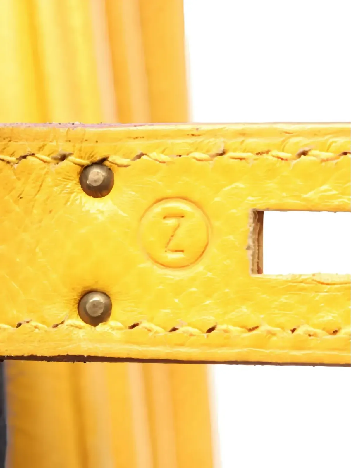 Hermès Pre-Owned Birkin レザートートバッグ - イエロー - 画像3