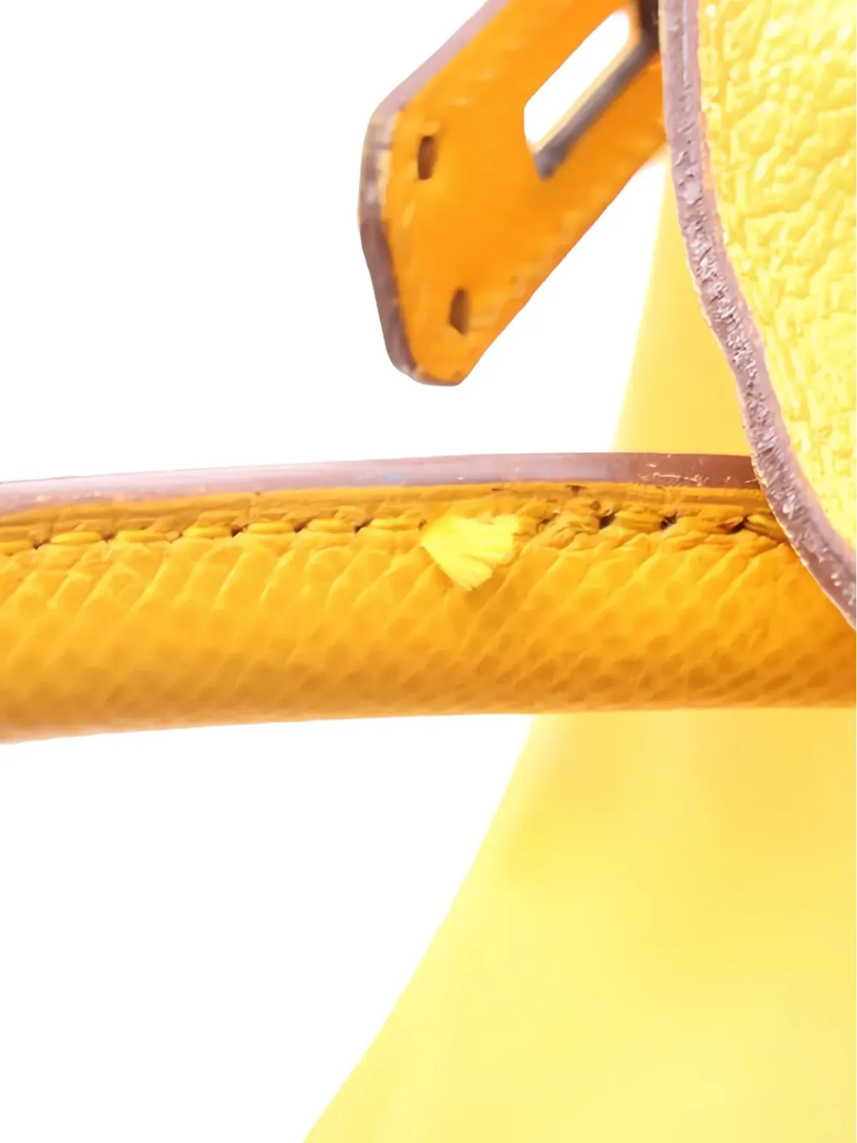 Hermès Pre-Owned Birkin レザートートバッグ - イエロー - 画像4