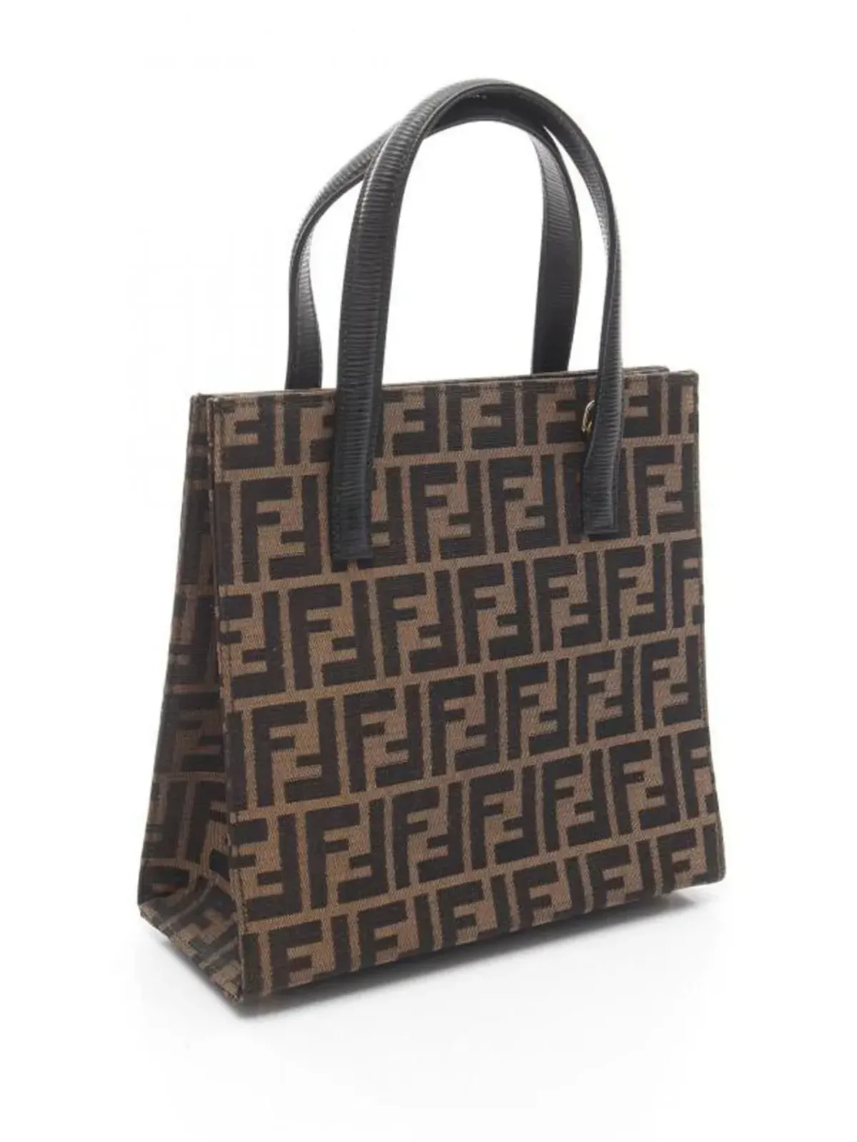Fendi Pre-Owned Zucca キャンバス ツーウェイ ハンドバッグ - ブラウン - 画像2