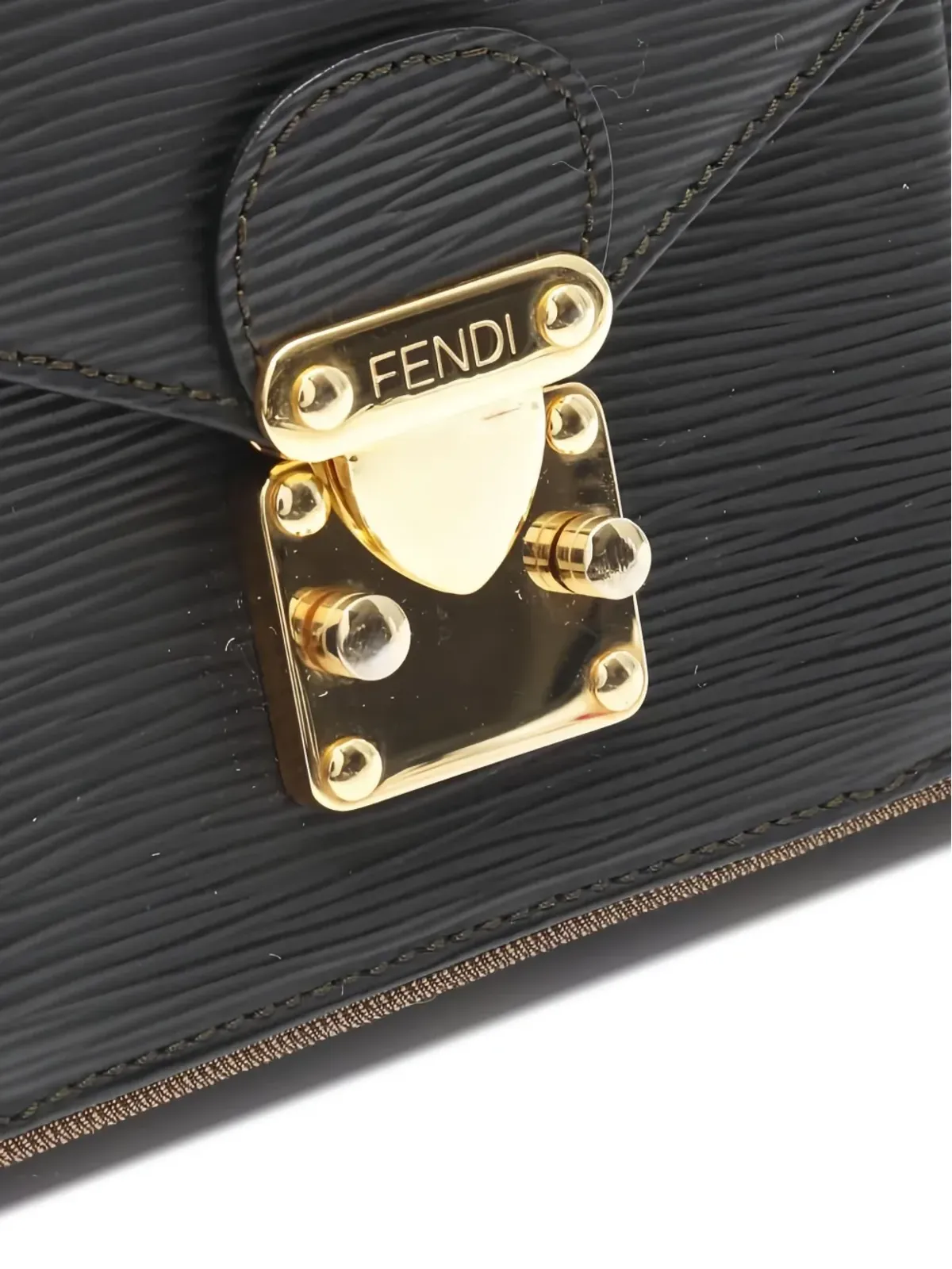 Fendi Pre-Owned Zucca キャンバス ツーウェイ ハンドバッグ - ブラウン - 画像3
