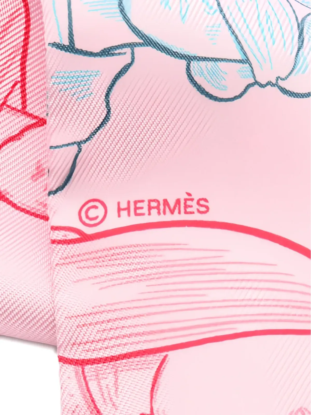 Hermès Pre-Owned 2020 Dress Code twilly scarf - Pink - 画像4