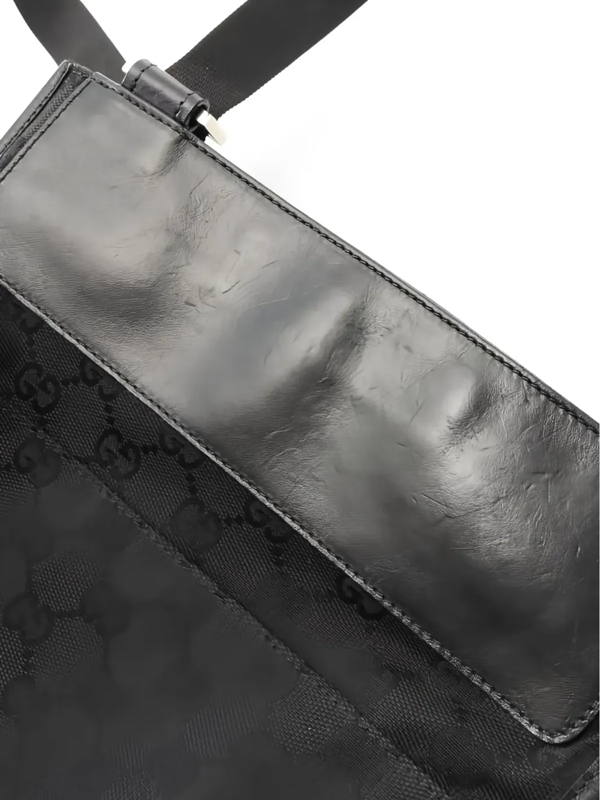 Gucci ビンテージ GGモノグラムキャンバスショルダーバッグ - 画像4