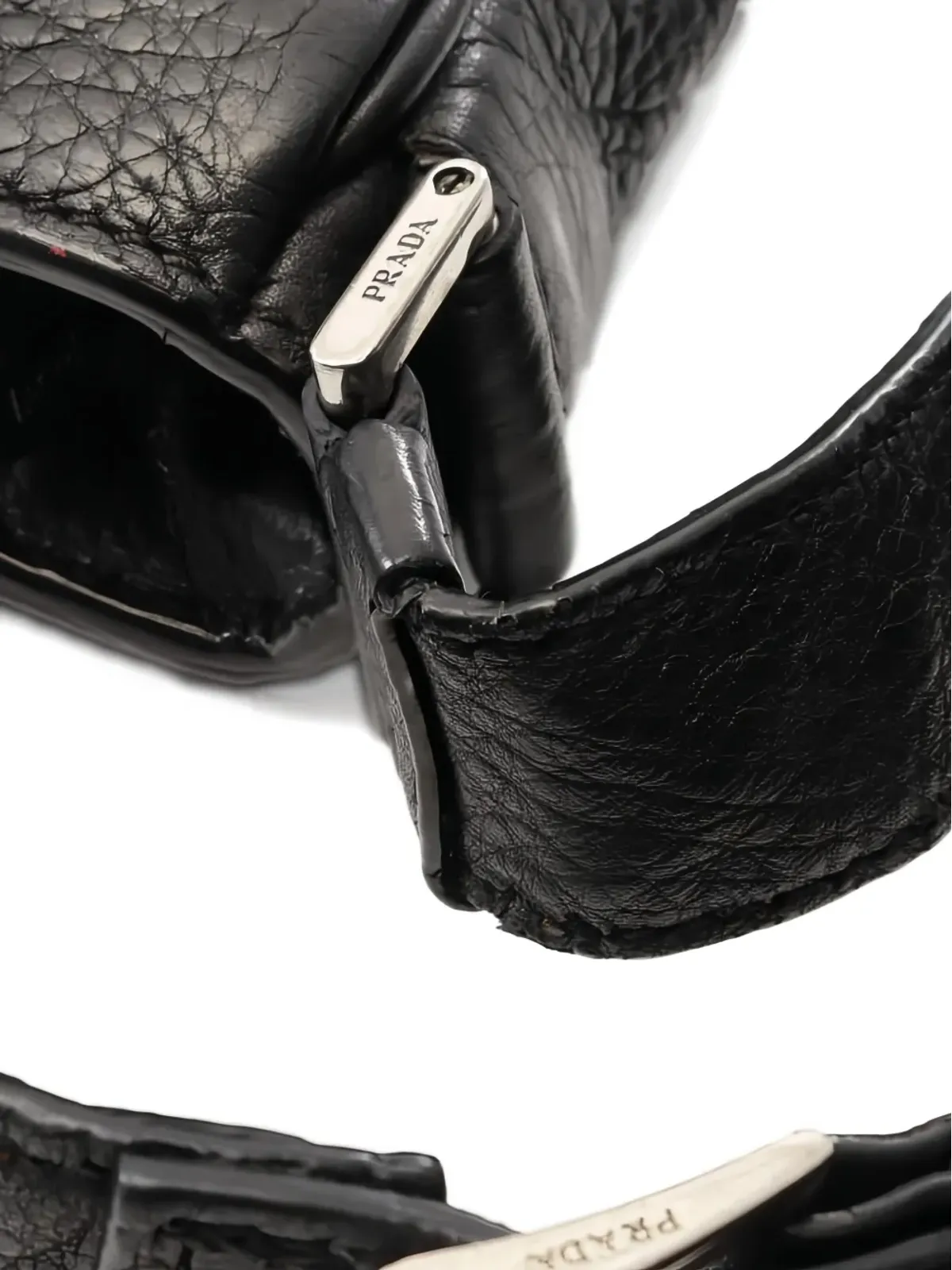 Prada Pre-Owned レザーショルダーバッグ - 画像3