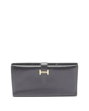 Hermès Pre-Owned Bear Souffle 財布 - Black - サムネイル1