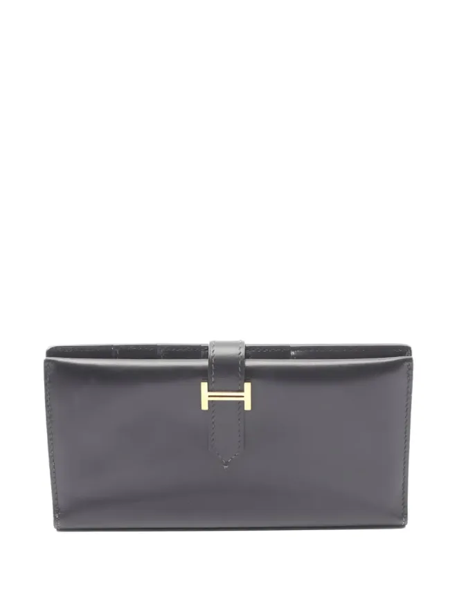 Hermès Pre-Owned Hermès Pre-Owned Bear Souffle 財布 - Blackの商品画像