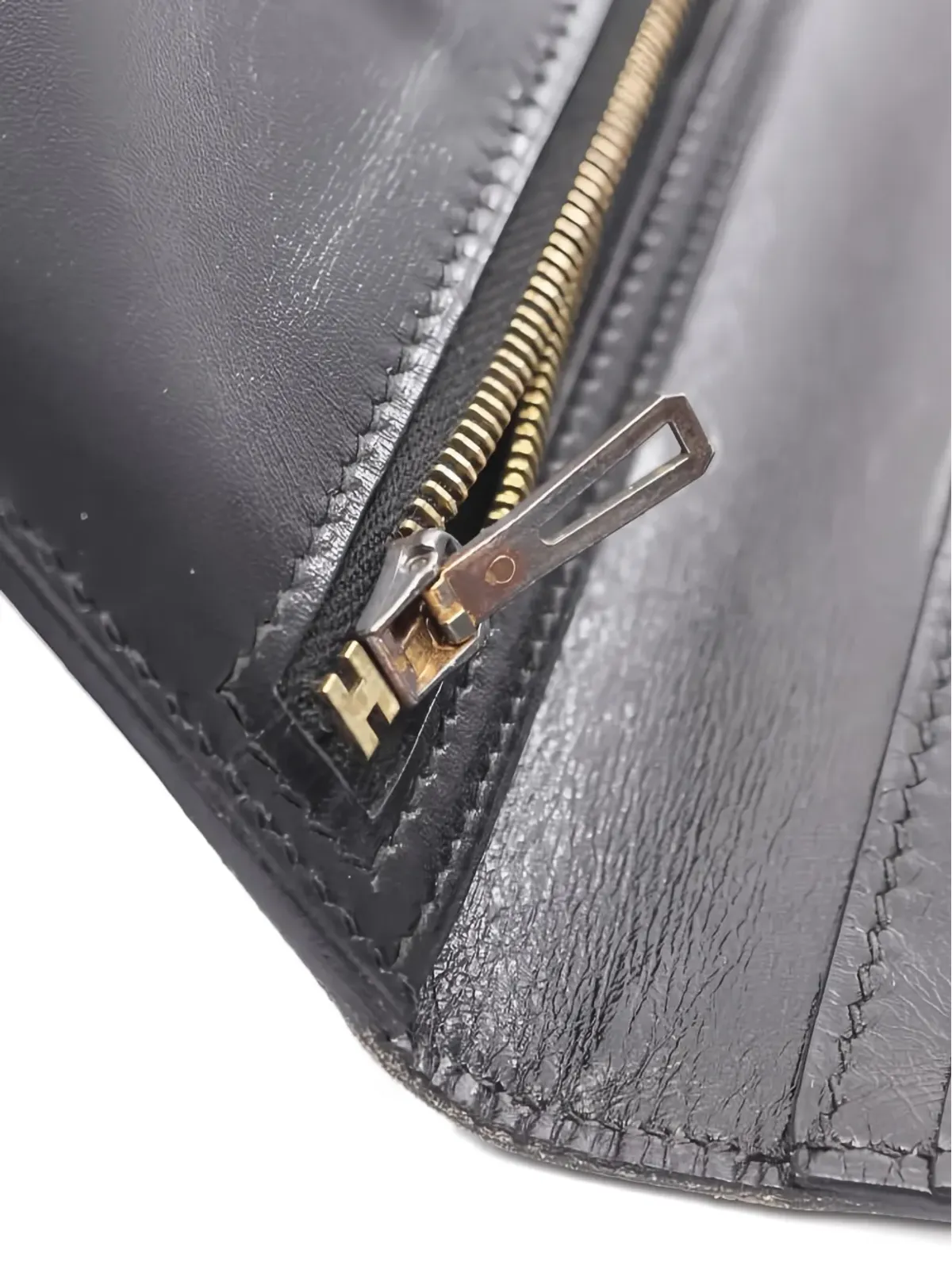Hermès Pre-Owned Bear Souffle 財布 - Black - 画像4