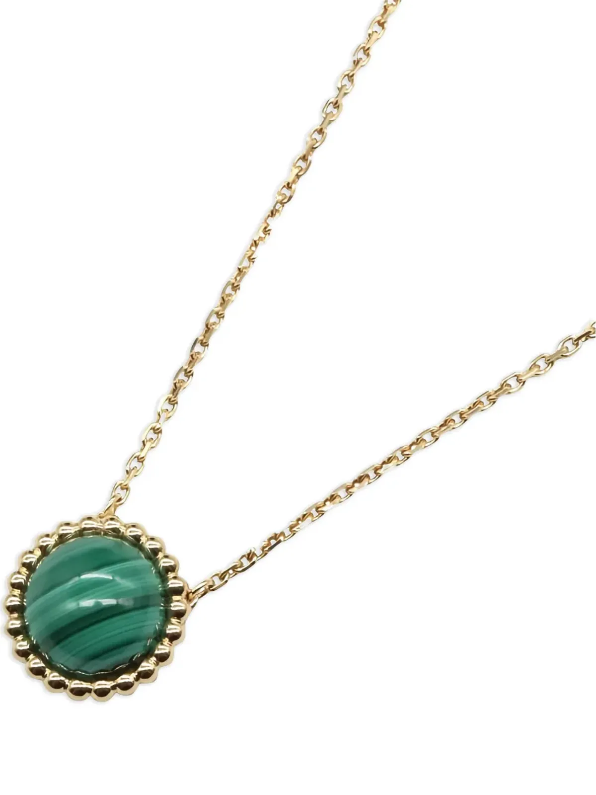 Van Cleef & Arpels Pre-Owned ペルレック・ルール マラカイト ネックレス - 画像2