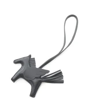 Hermès Pre-Owned 2025 Rodeo Pegasus PM charm - Black - サムネイル1