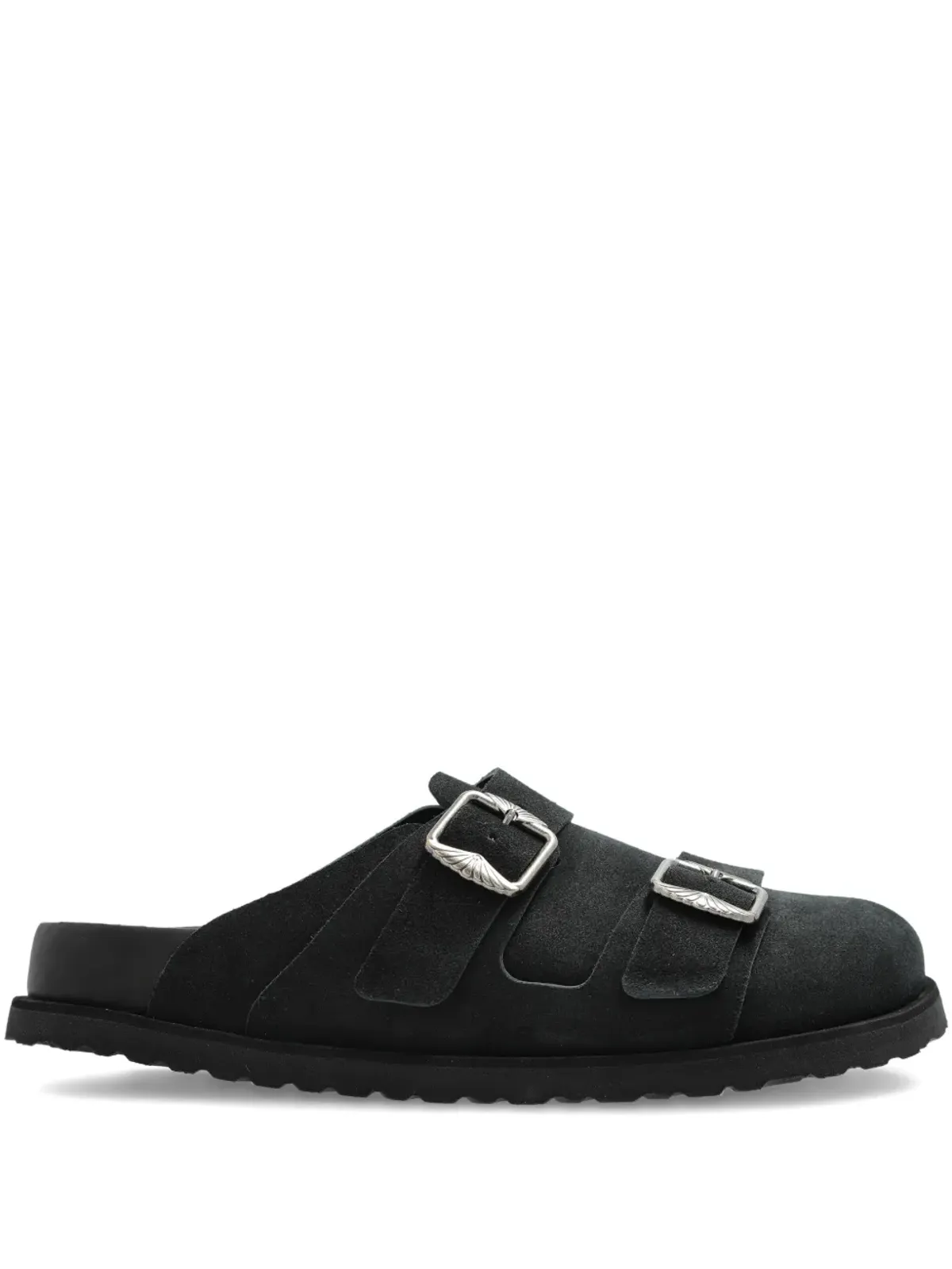 BIRKENSTOCK 1774 Becomes Berlin West suede mules - ブラック - 画像1