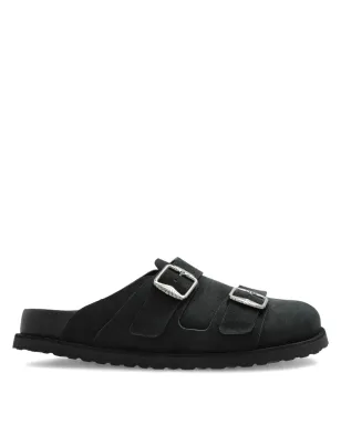 BIRKENSTOCK 1774 Becomes Berlin West suede mules - ブラック - サムネイル1