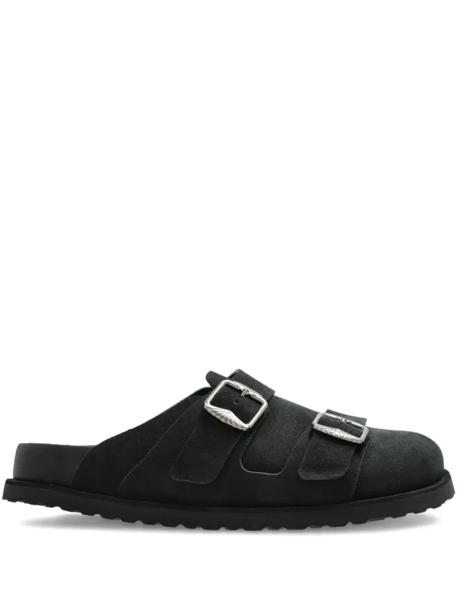 Birkenstock 1774 BIRKENSTOCK 1774 Becomes Berlin West suede mules - ブラックの商品画像
