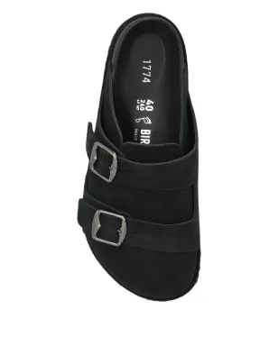 BIRKENSTOCK 1774 Becomes Berlin West suede mules - ブラック - サムネイル3