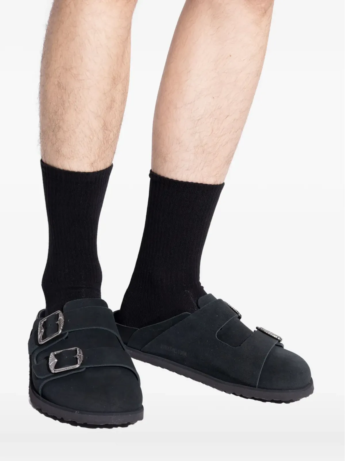 BIRKENSTOCK 1774 Becomes Berlin London スエード ローファー ブラック - 画像4